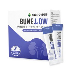 [국내정품][dog&cat] 녹십자수의약품 부넬로 3.5g x10스틱 BUNELOW 반려동물 신장수치개선보조제[매장], 1개, 신장, 10회분