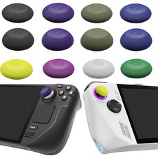 스팀덱 ROG XBOX Ally 스틱커버 스컬앤코 컨백스, 블랙, 1개, 블랙, 스컬앤코 스팀덱 컨백스 스틱커버