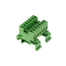 1세트 2EDG-UKR-5.08mm 레일 유형 솔더리스 와이어 터미널 커넥터 행 버트 조인트 장착 35mm 블록 2P 4P 1, 06 7P