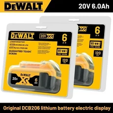 100 20V 6.0Ah MAX 배터리 전동 공구 교체용 배터리 디월트 DCB184 DCB181 DCB182 DCB200 20V 6A 18볼트 20v 배터리 호환, 05 D S-6.0X2