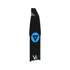 煉金術 Alchemy V3碳纖維蛙鞋 長蛙 自由潛水 漁獵, 含腳套(白藍，硬度MS，EU36-38)