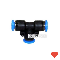 티자형 연결 니플 6mm, 단품, 1개