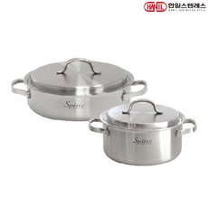 한일STS 스플릿 통5중 스텐레스 IH 인덕션호환 냄비세트 2종E(양수20+전골24), 1개