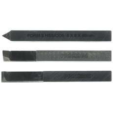 德國 PROXXON 24540 含鈷高速鋼車刀組 8x8x80mm 三支組 附木盒 車床刀具, 1個