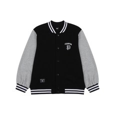 JCB소매배색 바시티 점퍼 JBF9T101BSB_BK