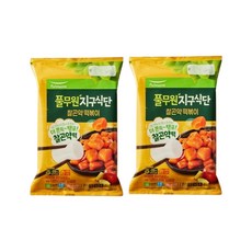 풀무원 지구식단 찰곤약 떡볶이 2인분 403.7g 2팩, 2개