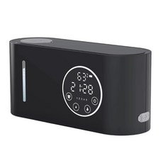 주방 욕실 및 공용 공간에 적합한 벽걸이 자동 비누 디스펜서 USB 충전식 터치리스 디자인, Black, Bubble Model, 1개