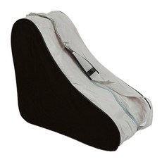 Zeyuan 롤러스케이트 가방 어린이용 피겨스케이트 신발 가방 인라인스케이트 스케이트용 조절 가능한 어깨끈 포함, 43cm x 20cm x 38cm, 옷감, 검은색 흰색, 1개