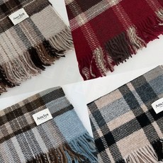 체크 롱머플러 데일리 목도리 소프트터치 감성 겨울코디