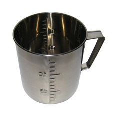 클로버 18-8 입 무 계량 물 매스 1.5L, 1개