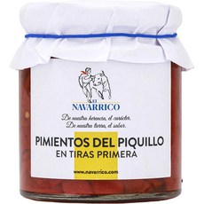 스페인 엘 나바리코 피키요 고추 통조림 el navarrico Piquillo peppers sliced, 2개, 220g