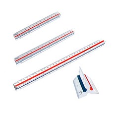 즐거운날 삼각 스케일 10cm 10개입 제도