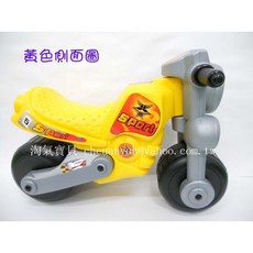 淘氣寶貝 新款摩托車滑行車 平行學步車 滑行機車 童車 現貨, 黃色, 1個