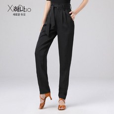 스포츠 라인댄스바지 라틴 공연 라틴댄스복 라인 바지 모던 라틴댄스 여성