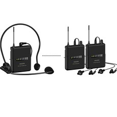 ANLEON MTG 200 무선 투어 가이드 언어 통역 시스템 915Mhz 10개 수신기, 15 Receivers