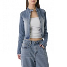 스탠다드 STANDARD WOMAN 우먼즈 데님 레이서 재킷 [라이트 인디고] MWENJ3Z01-LI 274297