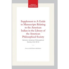 (英文圖書)Supplement to a Guide to Manuscripts Relating to the American Indian in the Libr... 精裝版, American Philosophical Soci..., 英文