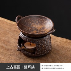仿古蠟燭燈烤茶精油爐茶葉薰香乾燒香爐溫差器耐熱家居桌面香薰爐, 1個