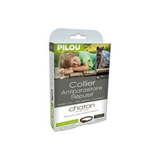 Pilou 法國皮樂 環境噴劑 項圈 情緒安撫噴劑 擴散組補充液 除臭噴劑 犬貓皆適用, 項圈-幼貓35cm, 1個