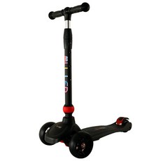 ALL LED 孩童寬輪折疊踢板, 黑色