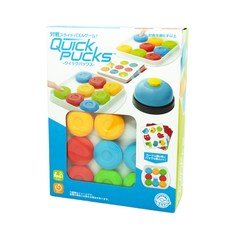 이시카와 완구 대전 슬라이드 퍼즐 게임 Quick Pucks(퀵 팩스) W15.3×H20×D5cm, 1개