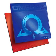 엑시옴(XIOM) 공식 본사 직영 탁구 러버 오메가 7 유로, 적색, 1개
