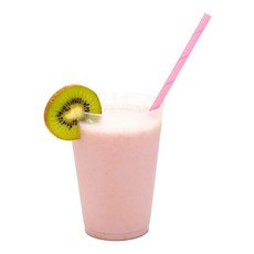 Restaurantware 19.1cm(7.8인치) 종이 빨대 100개 튼튼한 친환경 종이 빨대 - 프리미엄 단색 디자인 레드 종이 내구성 있는 종이 빨대 차가운 음료를 위한, 핑크