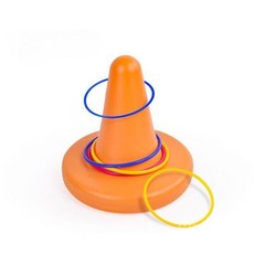 2in1 링던지기 가능한 밸런스 의자 에우셉, 모노포드 오렌지 + 5개의 페룰, 1개