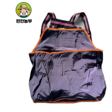 수확앞치마 수확용앞치마 빅포켓앞치마 캥거루앞치마 캥거루앞치마 농사앞치마 고사리 쑥 과실 열매따기, 1개, FREE