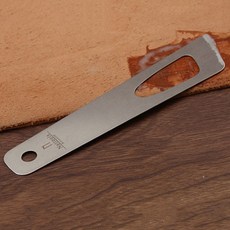 Nattools 스테인레스 스틸 접착 시트 DIY 수제 가죽 접착 보조 도구 검밍 접착제 조각 스티칭 도구, 한개옵션1, 02 1 pc