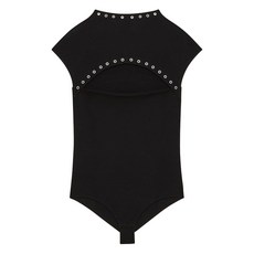 파트리지아페페 장식 넥 바디수트