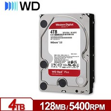 WD 4TB 3.5吋 NAS硬碟, WD40EFZZ, 1GB