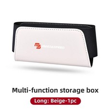 마쯔다 악셀라 아텐자 데미오 차량용 사이드 도어 시트 백 오거나이저 박스 가죽 수납 가방, 1개, 1. WBlack-L-1pc