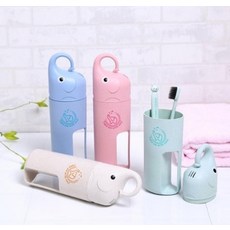 여행용 휴대용 베어 칫솔통 칫솔케이스, 베어칫솔통 아이보리, 1개, 베어칫솔통 아이보리