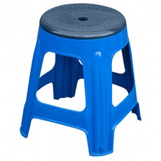 국산 회전 의자 파랑 간이 보조 플라스틱 야외 행사 파라솔 편의점 학교 포장마차 포차, 1개, 상세페이지 참조