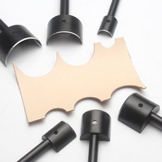 가죽 벨트 스트랩 엔드 커터 가죽공예 DIY 반원 코너 펀치, 1개, 30mm