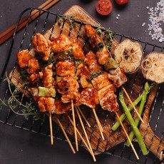 델리퀸 국내산 파닭꼬치 캠핑요리, 2개, 500g