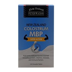 뉴질랜드 피터앤존 Peter&John Colostrum MBP 뉴질랜드 초유 MBP 츄어블, 4개