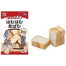 Marukan 馬卡 吐司造型點心 倉鼠零食 小動物吐司 倉鼠/黃金鼠/蜜袋鼯/三線鼠 點心, 1個, 20g