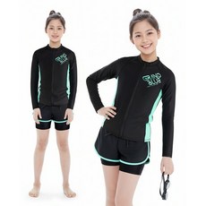 [백화점 출고] 쿠기 여아동 집업 래쉬가드 단품 KG-S2517