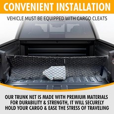 Envelope STYLE 스타일 혼다 릿지라인 2017-2026용 탄성 트렁크 메시 카고 네트 - 프리미엄 오거나이저 및 보관 픽업 트럭 베드용 베드 디바이더 픽업용 자동차, Envelope STYLE 스타일 혼다 릿지라인 201