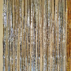 빗방울 커튼 생일 장식 리본 파티 배경 벽장식 웨딩룸 화려한 스트립, 1개, 1. 실버 레인 실크 커튼 높이 및 너비 2M X 1M