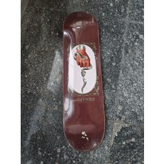 April 滑板板面 7層加拿大楓 深紅色手蛇款 8.0尺寸, 如圖所示, 1個