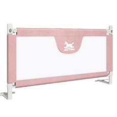 KIDS PARK兒童粉色床護欄，寶寶安全防護欄，嬰兒床邊防跌落護欄, 粉色180cm