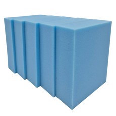 타일 스펀지 메지 줄눈 작업용 청소용 스폰지 5cmX15cmX20cm 5개, 블루 스펀지, 1세트