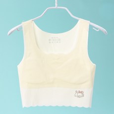 夏季女童發育期內衣 少女莫代爾兒童小背心 防凸點 一階段學生內衣