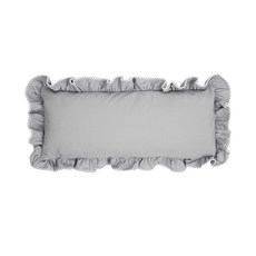 영미네 유아동 프리미엄 낮잠베개 완성품 베개, 무지레이스 그레이