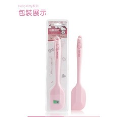 (烘焙廚房)Chefmade學廚KT7006正版Hello kitty凱蒂貓一體成形矽膠刮刀奶油抹刀蛋糕刮刀KT7006, 1個