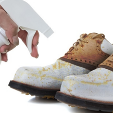 골프화세탁 가죽신발곰팡이 흰운동화변색 군화세탁 운동화빨기 가죽운동화세탁 외부세정용, 1개, 150ml