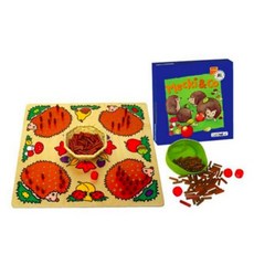 晴晴百寶盒 德國進口 刺蝟桌遊 創意注意力遊戲 益智玩具 早教禮品, 1個